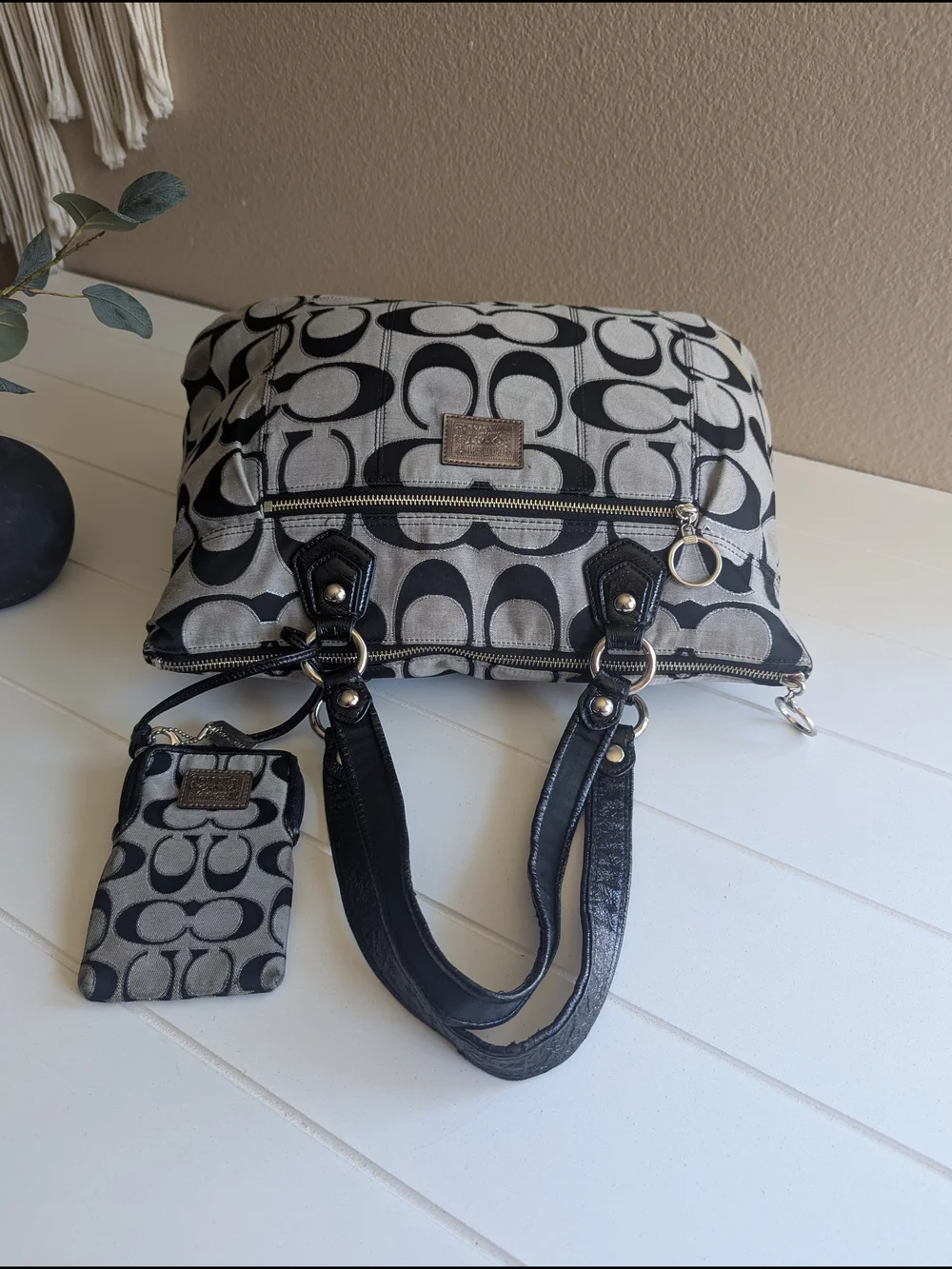 Coach poppy signature